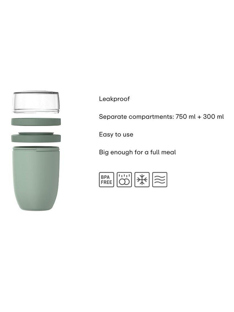 Mepal Ellipse lunch pot Nordic Blue 750ml (British brand)