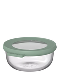 Mepal glass food storage container round Nordic Sage 350ml - British product