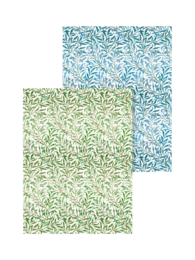 V&A William Morris organic cotton tea towel set of 2 (British brand)