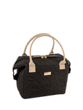 Beau & Elliot Oxford quilted convertible lunch tote bag 7L Jet, imported from the UK