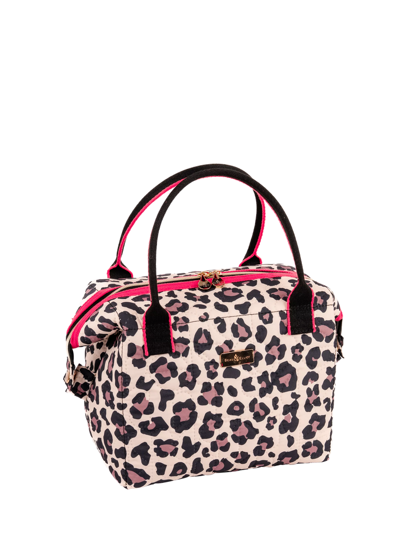 Beau & Elliot leopard lunch tote bag 7L - British product