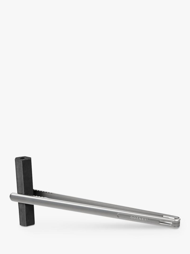 Gozney stainless steel charcoal tongs with elongated handle (British brand)