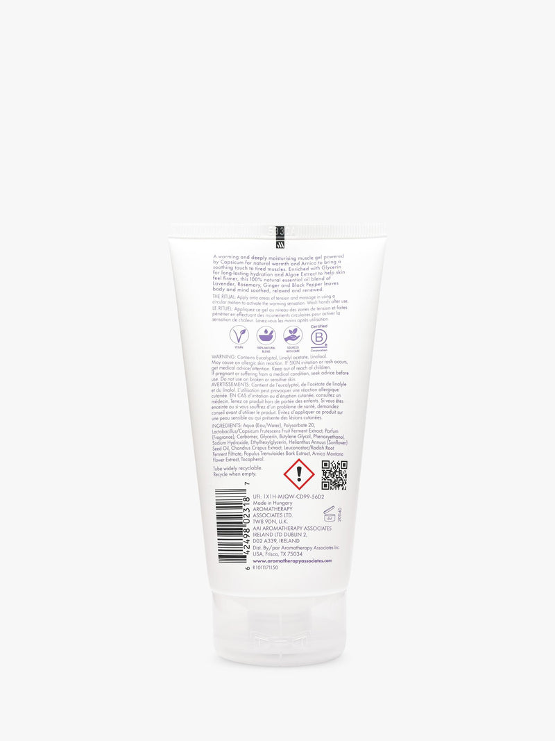 Aromatherapy Associates Stress Muscle Gel 150ml, imported from the UK