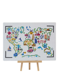 Caterpillar Cross Stitch Adventure Awaits cross stitch kit 33x23cm, UK version