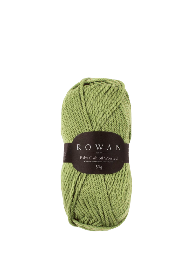 Rowan Baby Cashsoft Worsted Aran Knitting Yarn, 52g, Olive