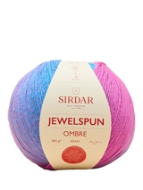John Lewis Sirdar Jewelspun Ombre Aran Knitting Yarn, 400g- Buy online at McGrocer