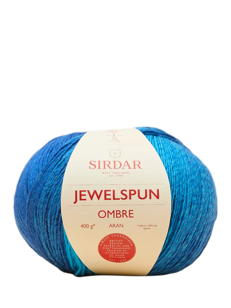 Sirdar Jewelspun Ombre Aran Knitting Yarn, 400g