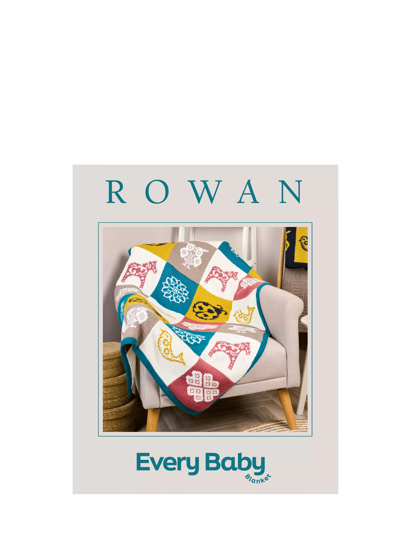 Rowan knitting pattern book Every Baby Blanket Collection, UK version