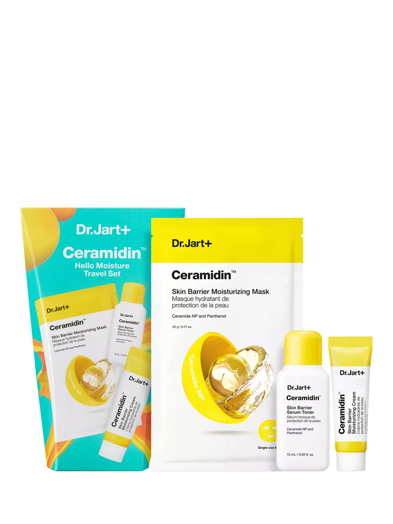 Dr.Jart+ Ceramidin travel skincare gift set - British product