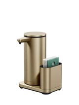 John Lewis Simplehuman Rechargeable Soap Dispenser with Caddy, Gold, 414 ml- Buy online at McGrocer
