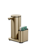 Simplehuman rechargeable soap dispenser with caddy gold (British brand)
