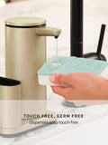 Simplehuman rechargeable soap dispenser with caddy gold (British brand)