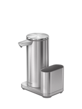 John Lewis Simplehuman Sensor Soap Pump with Caddy, Brushed Steel 414 ml- Buy online at McGrocer