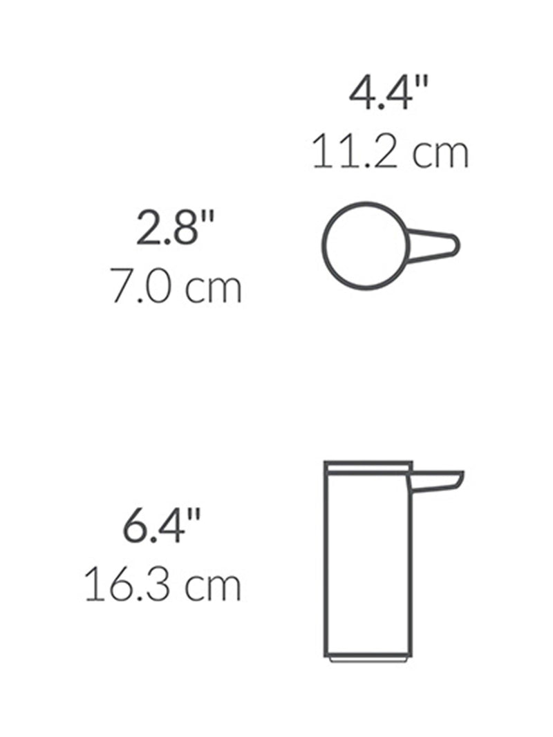 Simplehuman sensor soap dispenser stainless steel 266ml, UK version