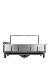 John Lewis Simplehuman Dish Rack, Stainless Steel- Buy online at McGrocer