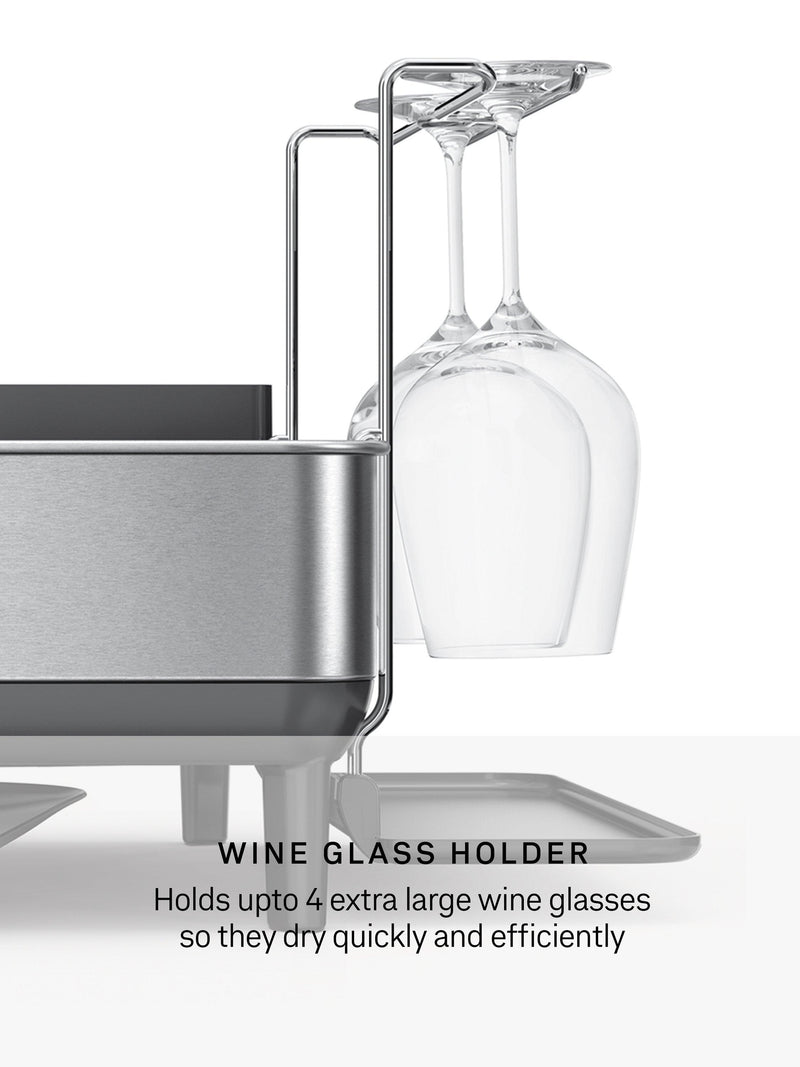 Simplehuman stainless steel dish rack, UK version