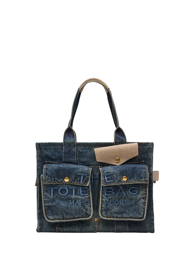 Marc Jacobs large tote bag dark wash indigo, UK version