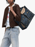 Marc Jacobs large tote bag dark wash indigo, UK version