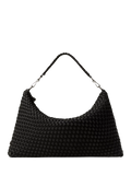 NAGHEDI Porto Woven Half Moon Shoulder Bag