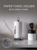 Simplehuman kitchen roll holder with spray pump - British product