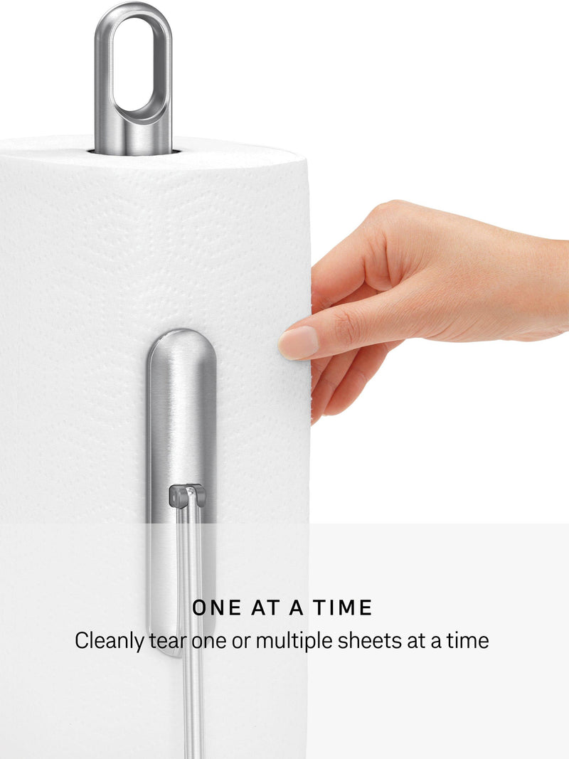 Simplehuman kitchen roll holder brushed steel, UK version