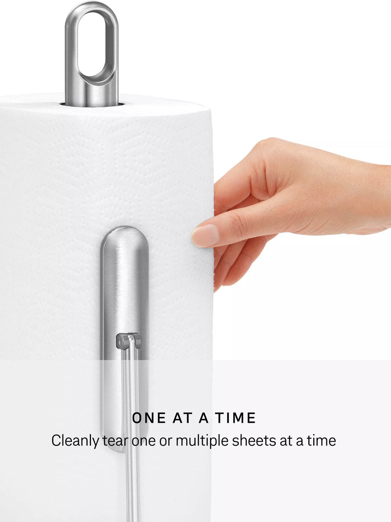 Simplehuman kitchen roll holder brushed steel, UK version