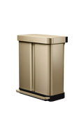 Simplehuman gold pedal bin 58L - British product