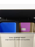 Simplehuman gold pedal bin 58L - British product