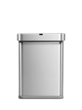 Simplehuman rectangular sensor bin 58L stainless steel, UK version