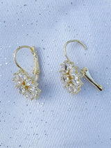 John Lewis QueenMee Floral Diamante Earrings- Buy online at McGrocer