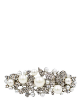 John Lewis QueenMee Butterfly Embellished Hair Clip, Crystal Silver- Buy online at McGrocer