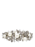 QueenMee butterfly embellished hair clip crystal silver (British brand)