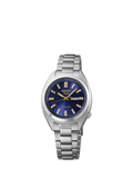 Seiko automatic watch blue dial stainless steel bracelet, UK version