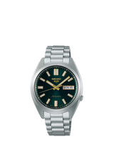 John Lewis Seiko 5 Sports SNXS Automatic Watch Green Tie Dial- Buy online at McGrocer