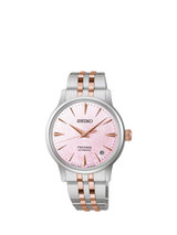 John Lewis Seiko Presage Springtime Cocktail Time Women's Sakura Pink Limited Edition Automatic Watch- Buy online at McGrocer