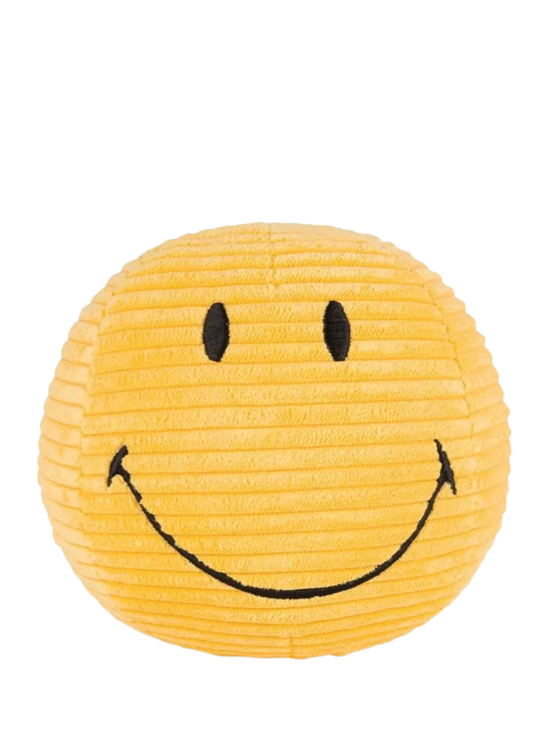 Bon Ton Toys smiley face plush yellow 13cm soft toy, UK version