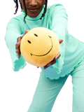 Bon Ton Toys smiley face plush yellow 13cm soft toy, UK version