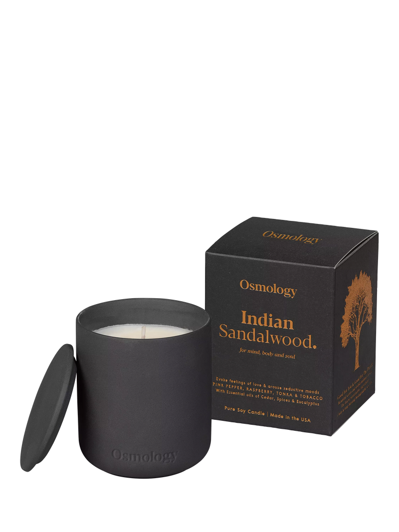 Osmology by Aery Indian Sandalwood candle 280g, imported from the UK