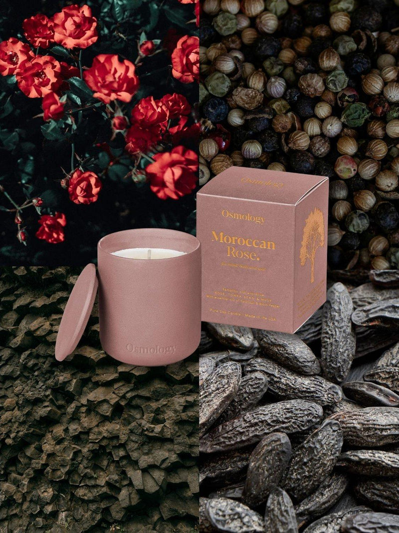 Osmology by Aery Moroccan Rose scented candle 280g - British product