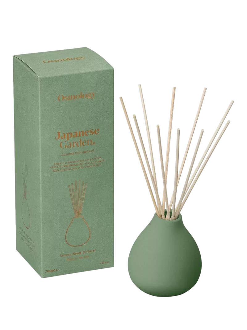 Osmology by Aery Japanese Garden reed diffuser 200ml, imported from the UK
