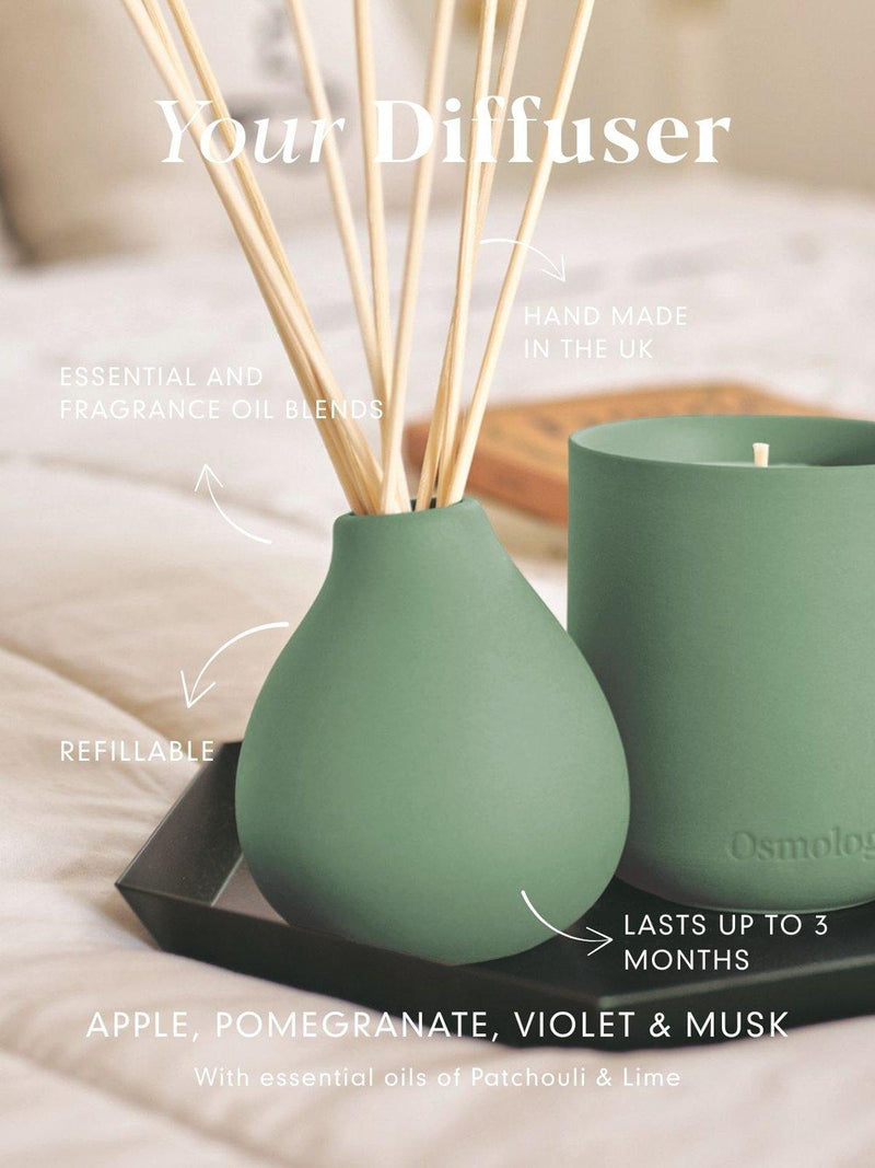 Osmology by Aery Japanese Garden reed diffuser 200ml, imported from the UK