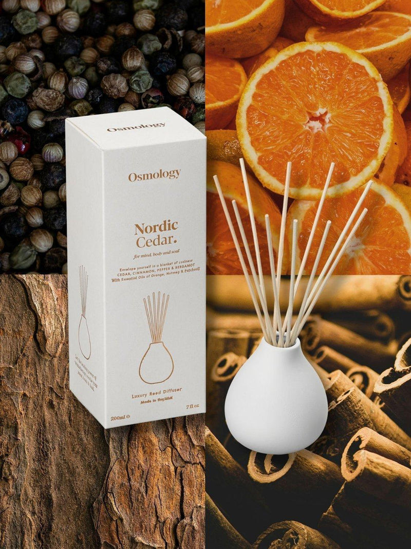 Osmology by Aery Nordic Cedar reed diffuser 200ml (British brand)