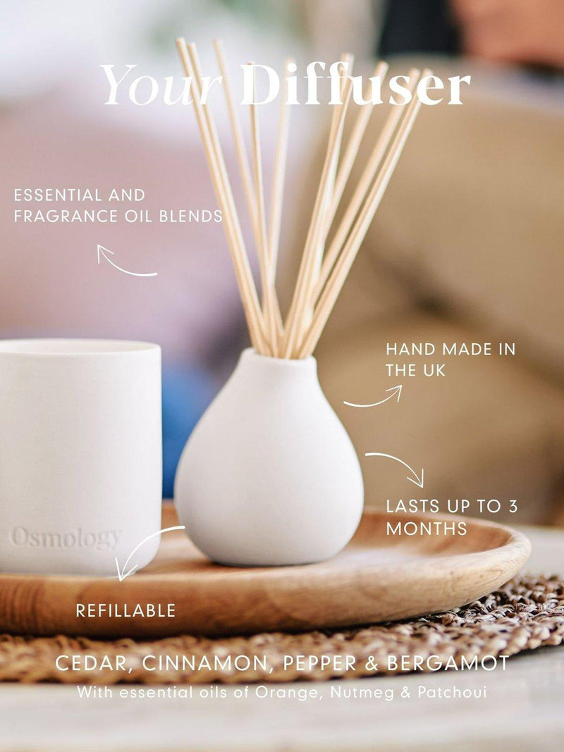 Osmology by Aery Nordic Cedar reed diffuser 200ml (British brand)