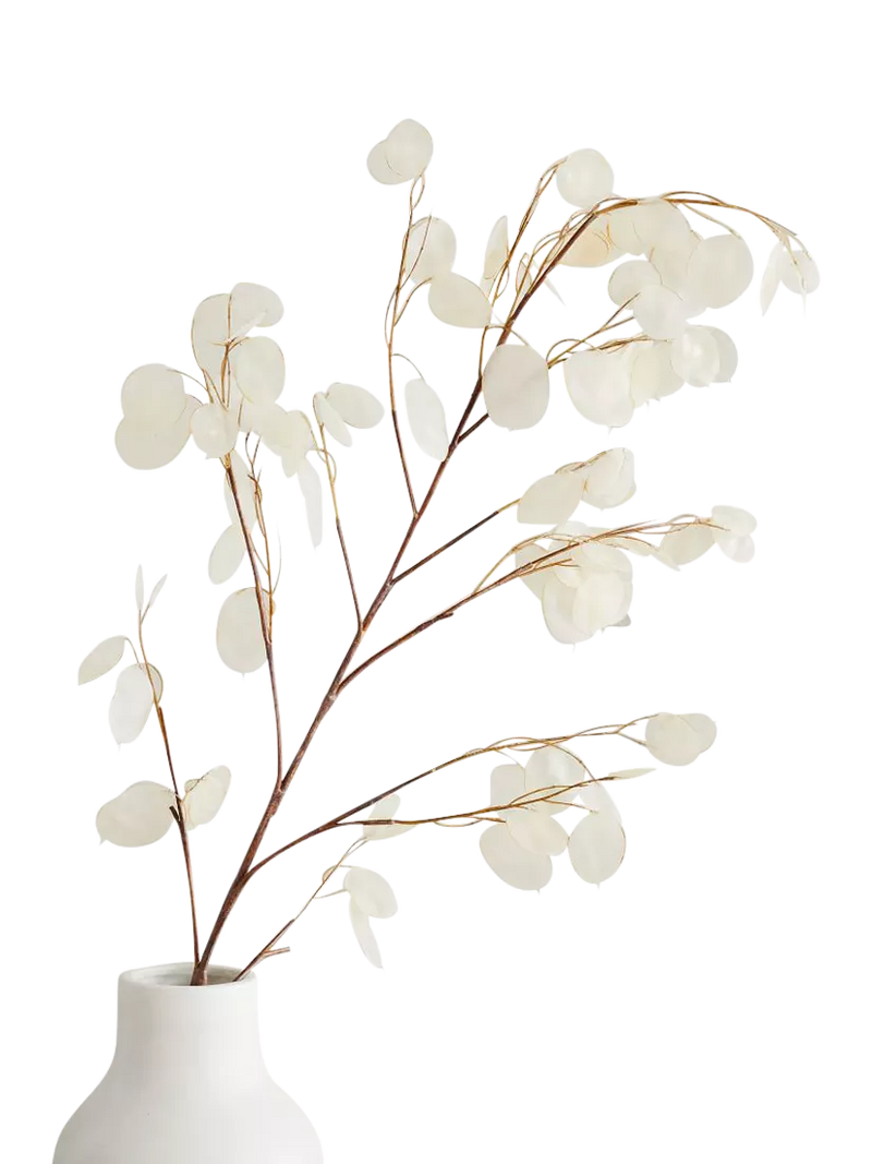 West Elm faux lunaria branch artificial flower UK version