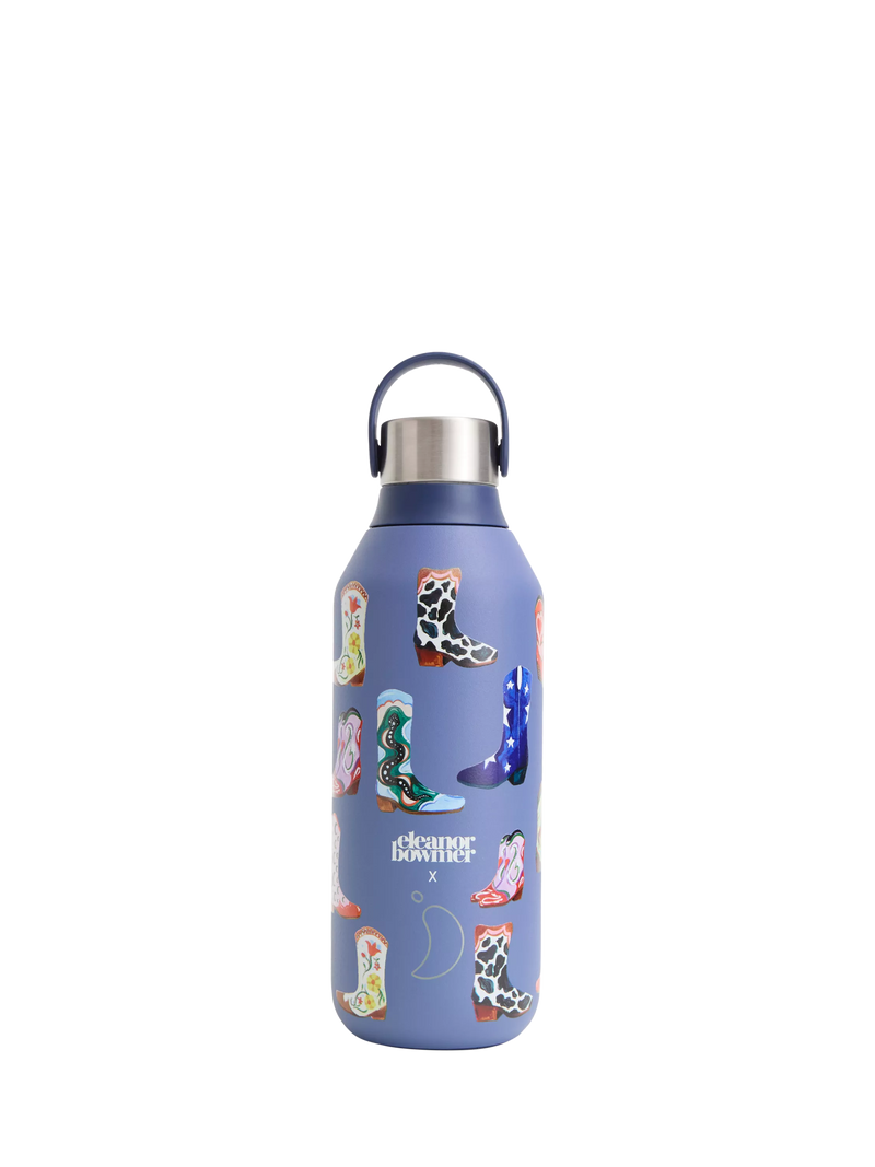 Chilly's drinks bottle Cowboy Boots design 500ml, UK version