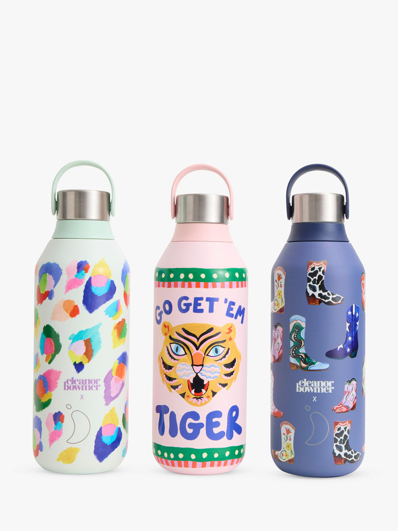 Chilly's drinks bottle Cowboy Boots design 500ml, UK version