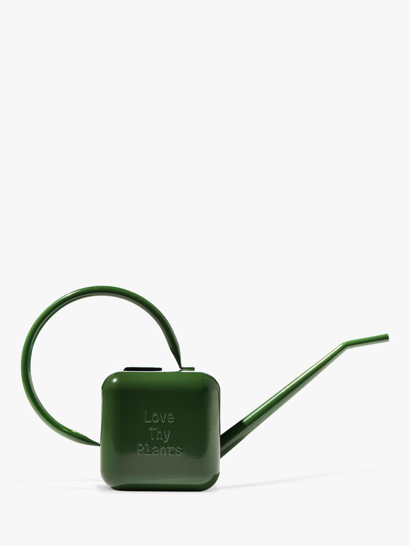 Sowvital watering can Love Thy Plants 1.25L green - British product
