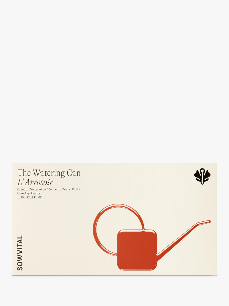 Sowvital watering can terracotta 1.25L - British product