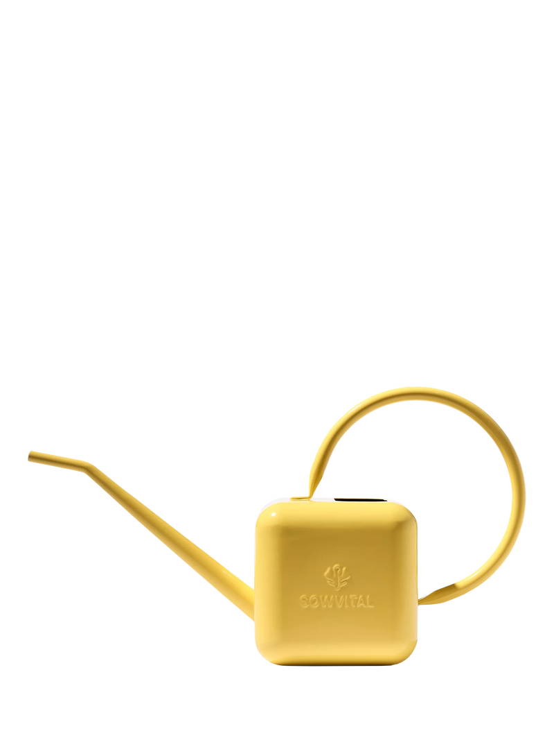 Sowvital watering can yellow 1.25L, imported from the UK