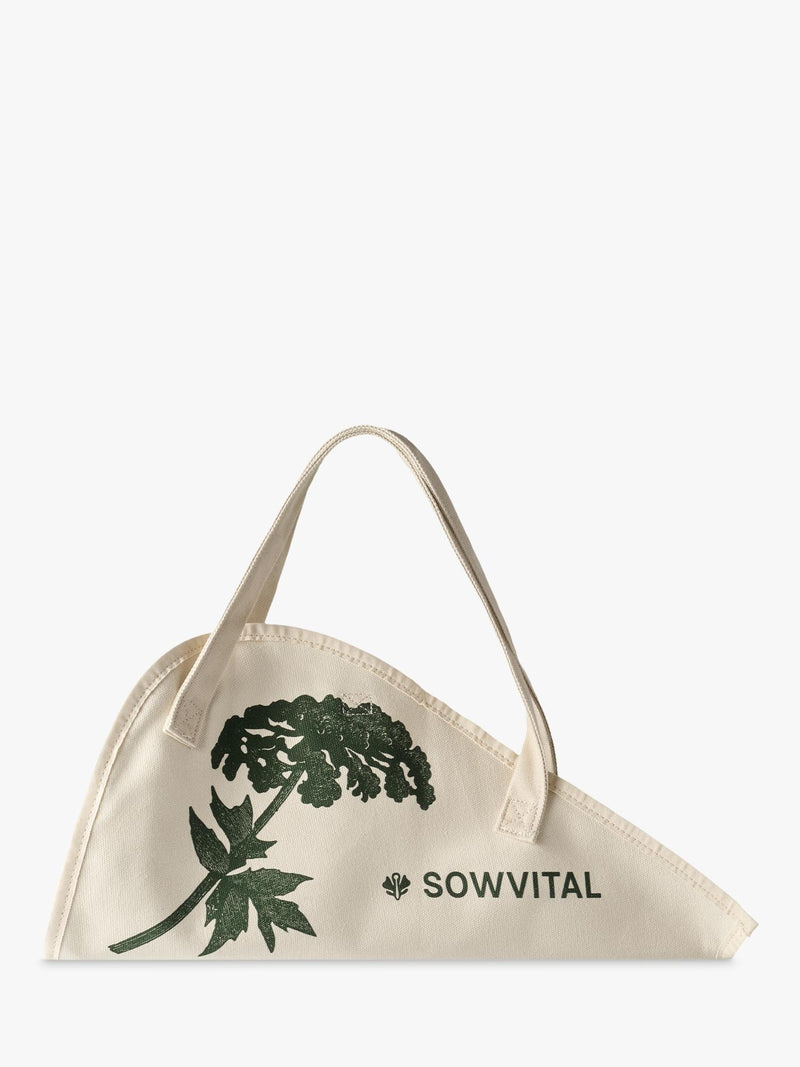Sowvital flower tote bag green/cream - UK version